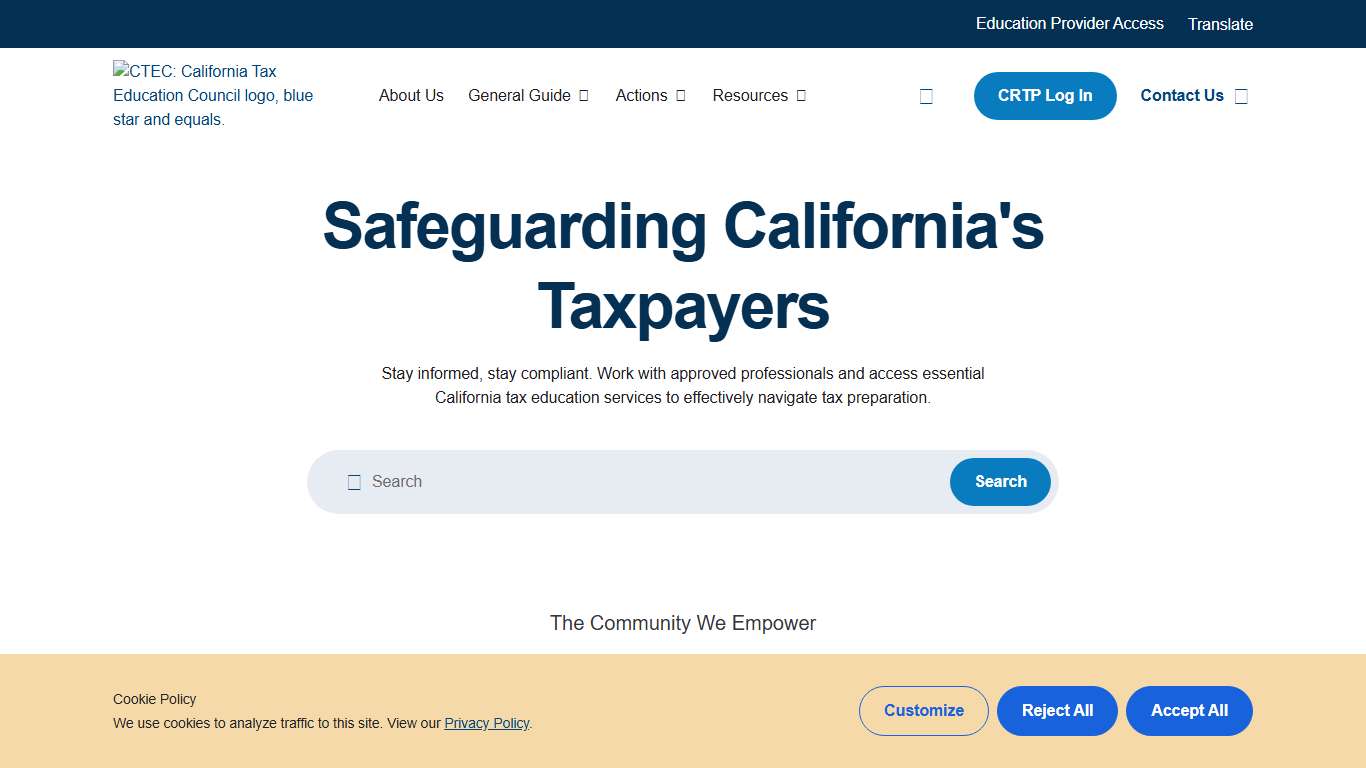 Tax Education Services in California | CTEC